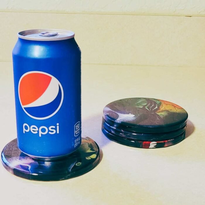 Rainbow Mermaid Coaster Set - Image 3